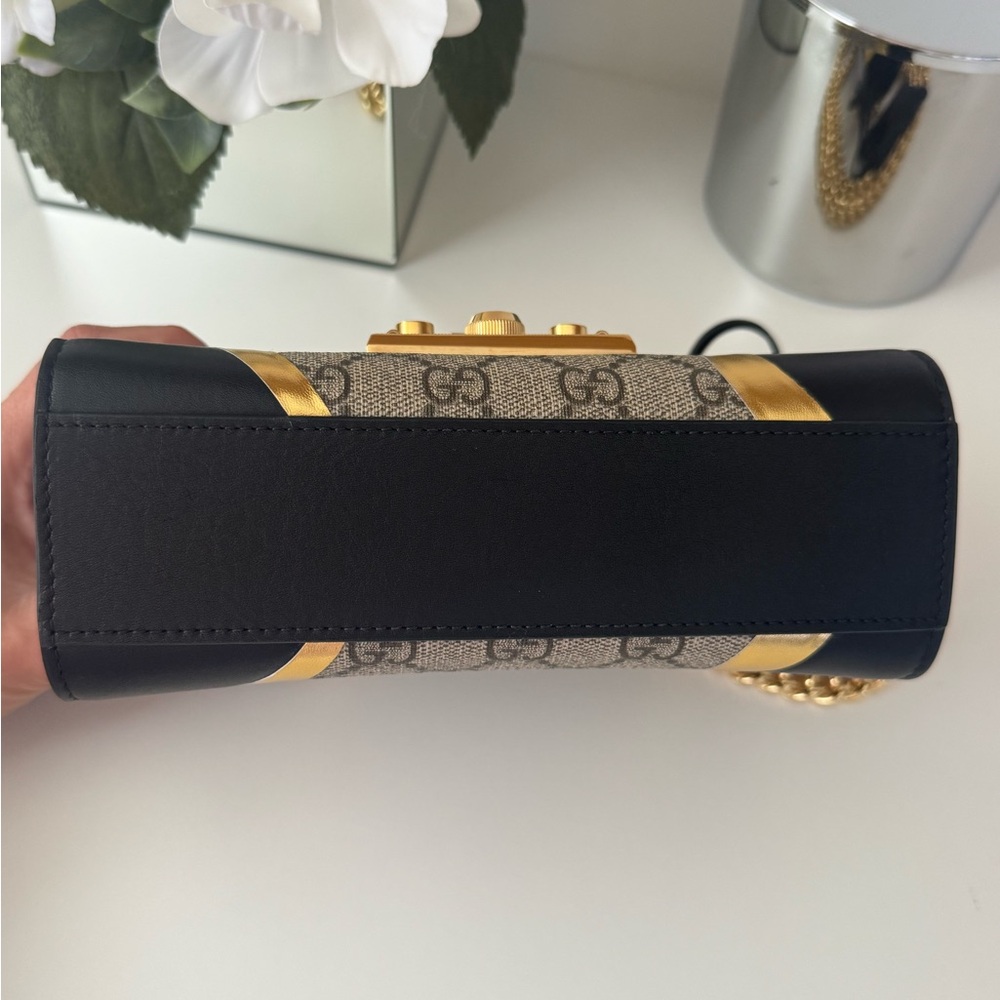 Gucci Black and Gold Crossbody Bag - Picture 9 of 16